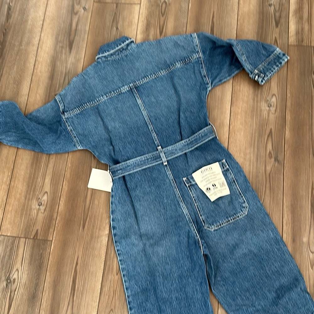 Etica Zeta Carpenter Denim Jumpsuit #17 - Picture 5 of 5